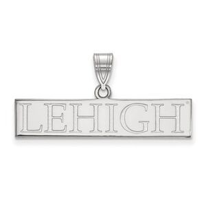 14k White Gold Lehigh U Large Pendant